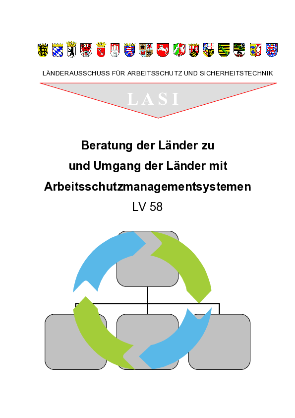 LV 58: Beratung der Länder zu und Umgang der Länder mit Arbeitsschutzmanagementsystemen